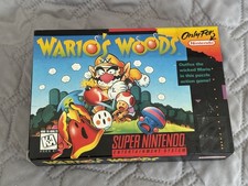 Wario  s Woods   Snes Box Only  Super Nintendo Original box