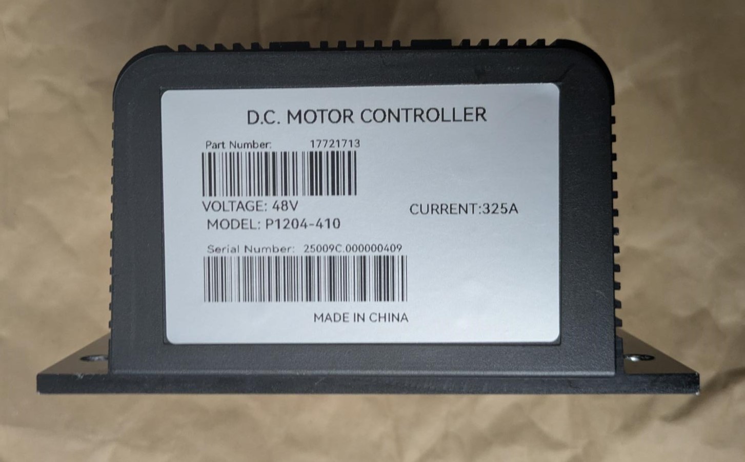 1204-410 Golf Cart Motor Controller 48V 325A - Part # 177217