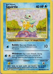 Squirtle 001/034 Trading Card Game Classic Holo