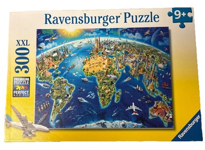 MUST BUY 5 OR MORE PUZZLES & READ I.D. BELOW - WORLD LANDMARKS MAP