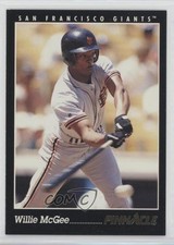 1993 Pinnacle Willie McGee #39 0c4