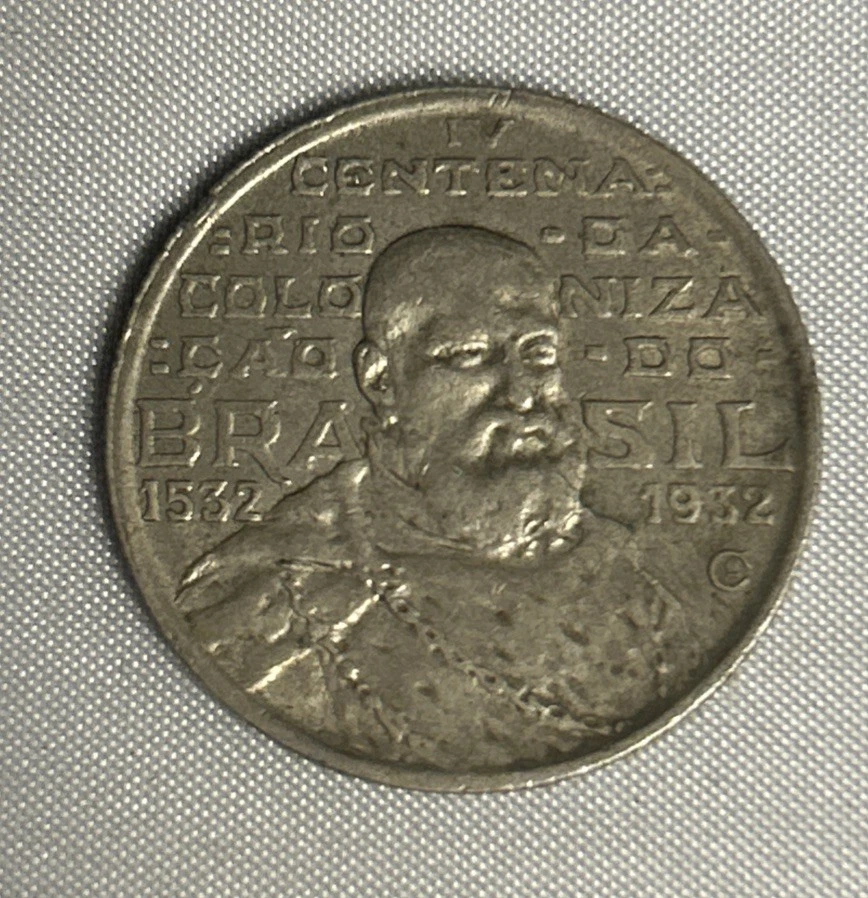 1932 Brazil 2000 Reis 8g Silver 0.500 - ICG MS64 - Image 3 of 4