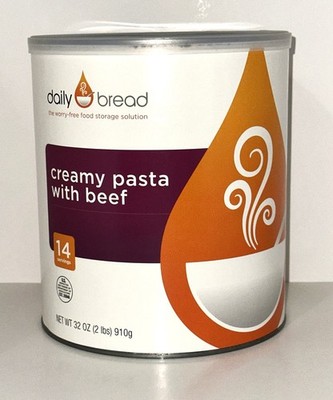 Daily Bread - Creamy Pasta with Freeze-Dried Beef - #10 Can - Food Storage