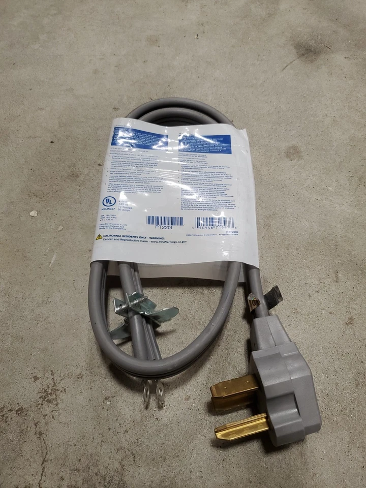 Cable de alimentación, industrial, 3 clavijas Foto 3 de 3