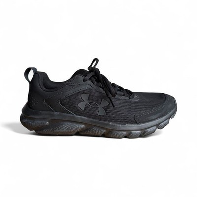 Under Armour Women s Size 9 Charged Assert 9 Black Running Shoes (Stained)