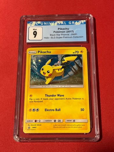 Pikachu graded CGC 9 for sale on eBay