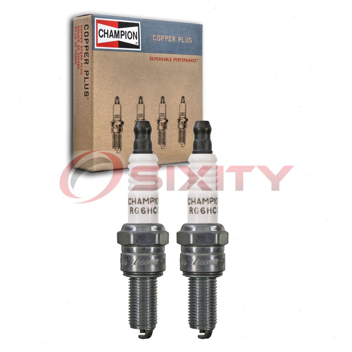 2 pc Champion 388 Copper Plus Spark Plugs for Ignition Secondary  bs