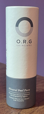 O.R.G. SKINCARE MINERAL PEEL FACE EXFOLIANT 2 OZ - NEW
