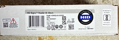 HID Signo Reader 40 Black RFID Reader Access Control 40NKS-00-000000