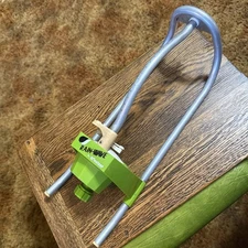 VINTAGE Melnor Rain Wave Lawn Yard Sprinkler Aluminum Oscillating Spray WORKS