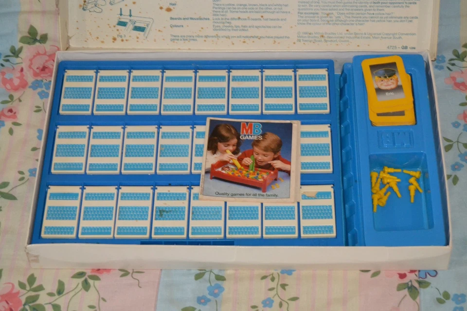 Vintage Guess Who Board Game 1987 Milton Bradley MB - Image 2 of 4
