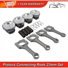 Pistons Connecting Rods 23mm Set For 2.0 Tfsi Audi Vw A4 Q5 Jetta Gti Cae Ccta