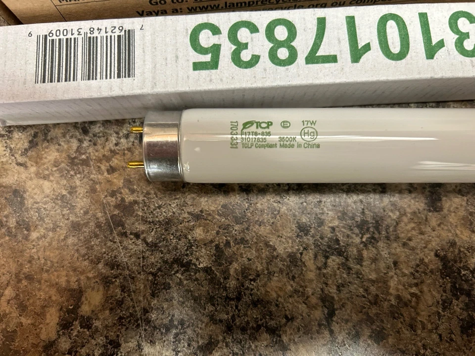 TCP 31017835 2' T8 Fluorescent Lamp 3500K ( Brand New Unopened Box of 25) - Image 4 of 4
