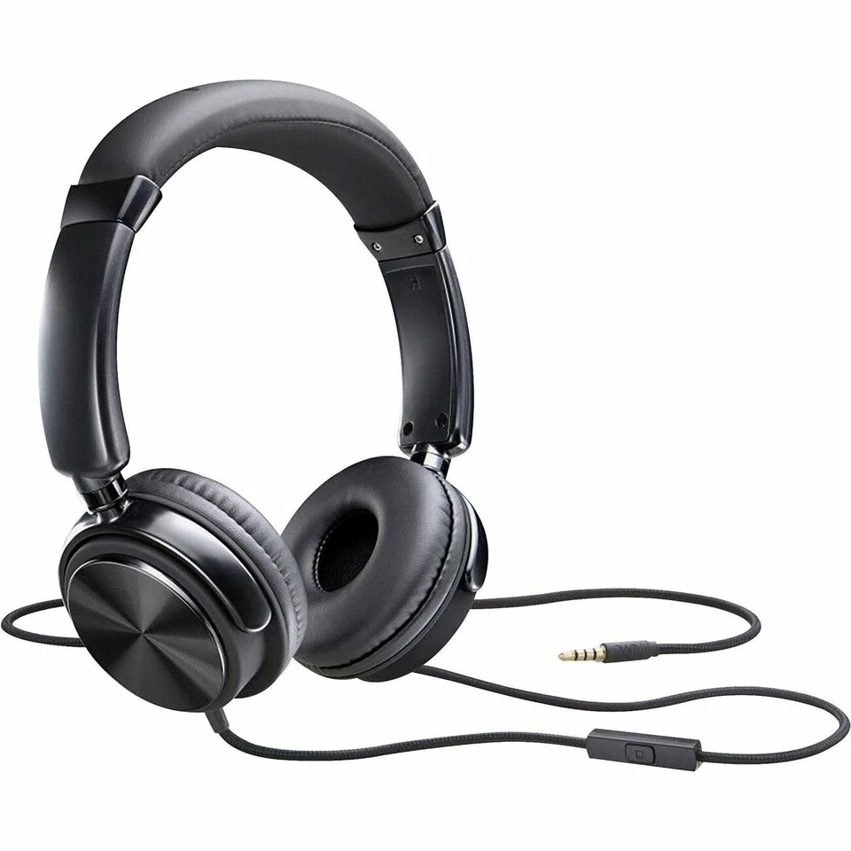 Compucessory Tangle-free Headset with Mic (ccs-15165) (ccs15165) Foto 2 de 4
