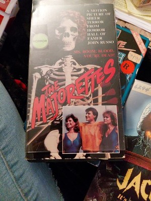 The Majorettes VHS Tested Cult Horror Slasher John Russo 80s Tape