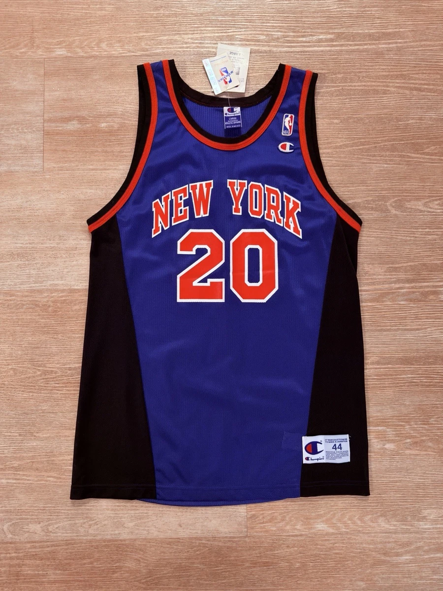 90s ニューヨークニックス #20 アレンヒューストン ユニフォーム 52 Allan Houston Jersey for sale | eBay