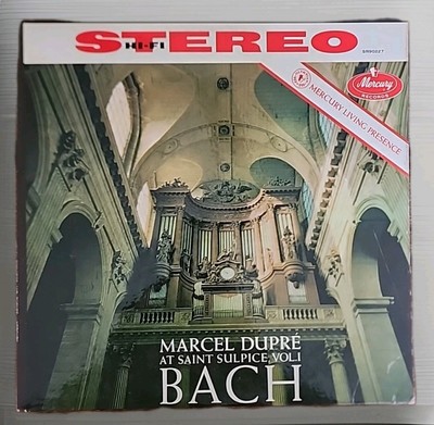 MARCEL DUPRE AT SAINT SULPICE Volume 1 BACH SR 90227