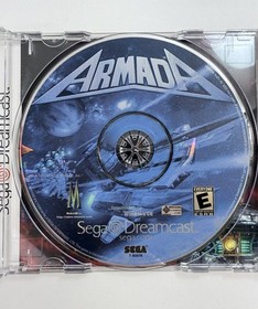 Armada (Sega Dreamcast, 1999) Game, Case, Manual - Tested and Working