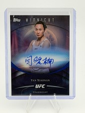 2026 Topps Midnight UFC 4 Card Lot Yan Xiaonan Auto Valentina !