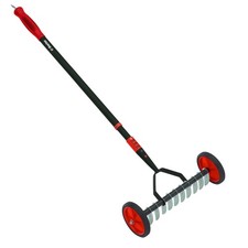Lawn Scarifier Manual Lawn Scarifying Tool for Gardens Telescopic Handle 97cm