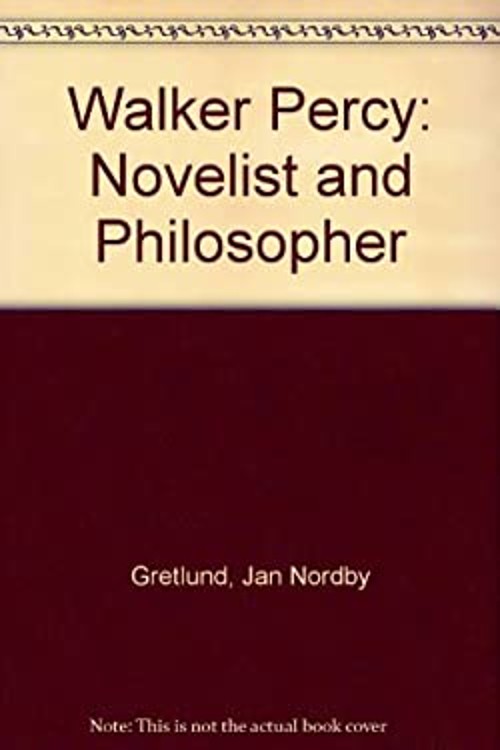 Walker Percy : Novelist and Philosopher HardcoverFree US Delivery | ISBN:0878054871