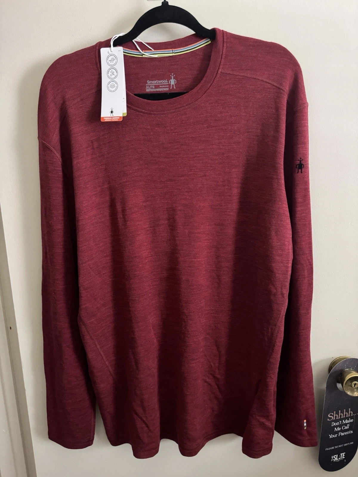Smartwool Currant Heather Thermal Merino Base Later Net