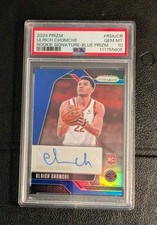 2024-25 Prizm - Rookie Signatures Ulrich Chomche #RSI-UCR Blue Prizm /49