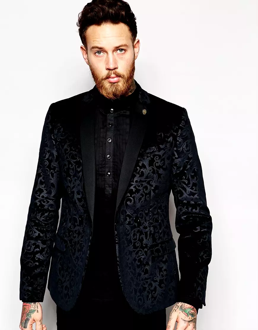 Noose and monkey velvet best sale blazer