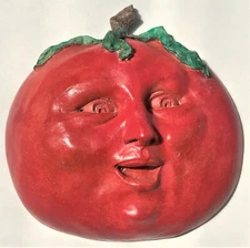 A Red Handmade Tomato Wall Sculpture Kitchen Dining Outdoor Garden Ready to Hang
