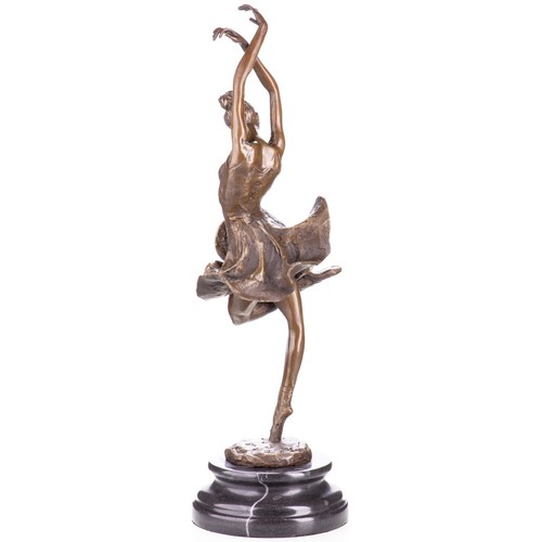 Bronzefigur Skulptur Tänzerin Frau Tanz Bronze Figur Statue Antik Stil - Bild 4 von 4