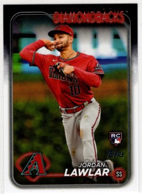 2024 Topps Baseball Jordan Lawlar No. 451 Arizona Diamondbacks
