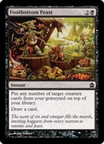 Footbottom Feast Commander Light Play MTG Magic DNA GAMES - Picture 1 of 1