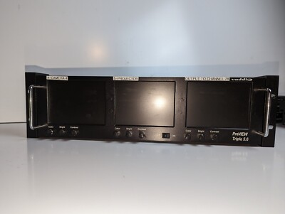 Vaddio Preview Triple 5.6 999-5500-003 rack mount LCD monitor
