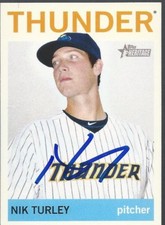 Minnesota Twins NIK TURLEY Signed Card