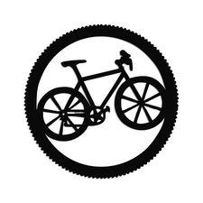 DEKADRON Metal Bike Wall Art, Cyclist Gift, Biker Art, Bicycle Wall Art, Meta...