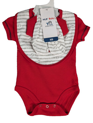St. Louis Cardinals | Team Athletics | Red | Infant | Bodysuit Bib Booties | NB