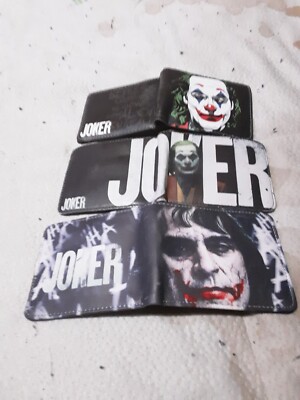 NEW-Joker Brand Wallet-Joker~FU Leather, lCard Holder Bi-Fold W