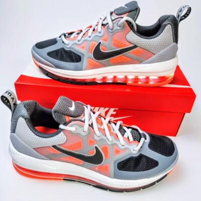 Nike Air Max US 10 Men's Orange Grey White Retro Genome Runner   CW1648 004 NIB