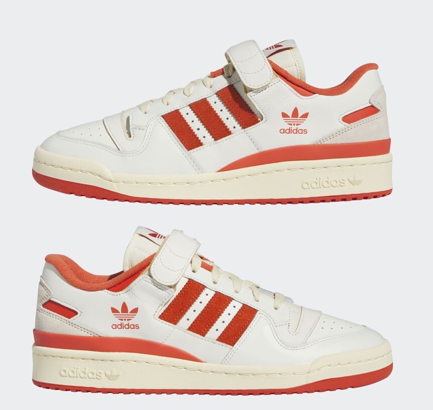 ADIDAS FORUM 84 LOW OG IVORY ORANGE MEN'S SNEAKERS IG3774 | eBay