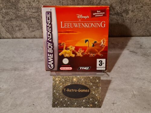 Gameboy Advance Disney's Leeuwenkoning avec emballage d'origine et instructions HOL - Photo 1/10