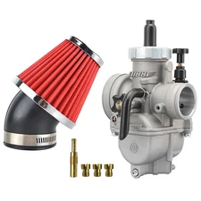 NIBBI PE 24mm Carburetor w/ Air Filter Fits 100cc-125cc Motorcycle Dirt Pit Bike