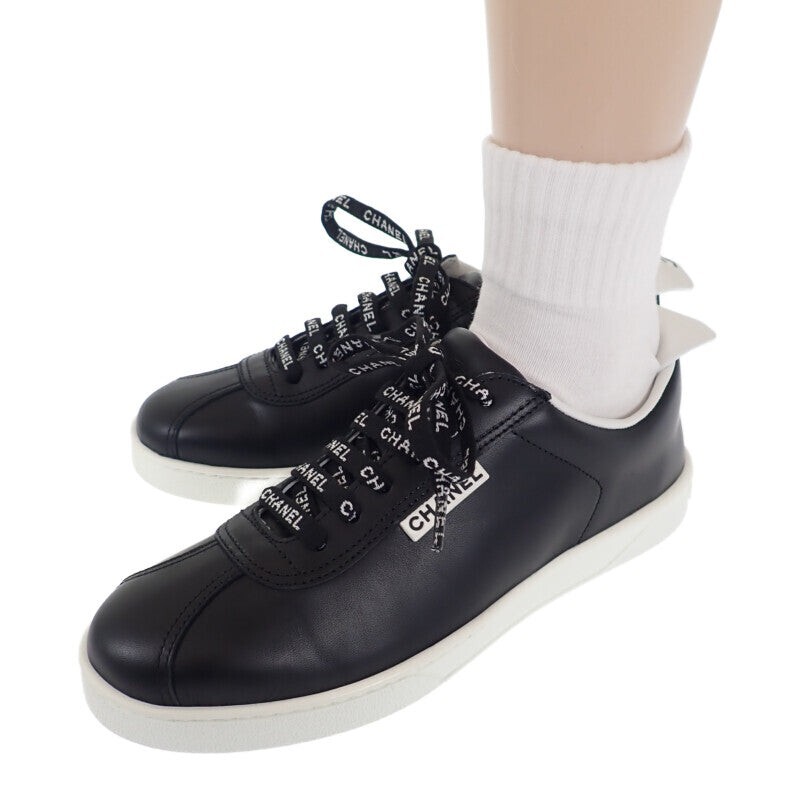 CHANELシャネル ブラック スニーカ 38 s-l400.jpg