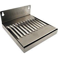 Stainless Steel Wall Mount Drip Pan 14 X 6 X 3/4 H Stainless Steel Wall Mount Drip Pan 14 X 6 X 3/4 H