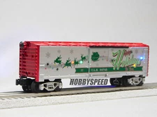 LIONEL CHRISTMAS LIGHT EXPRESS HAPPY HOLIDAYS SOUND BOXCAR O GAUGE 2123100-H NEW