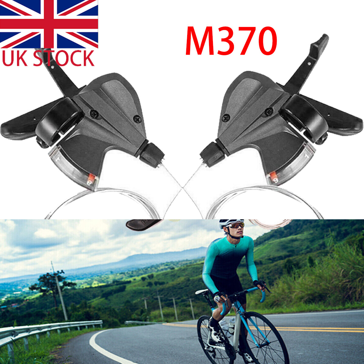 Shifter Position Road Bike Shifter Set Shimano Altus M370 3/9/9 X