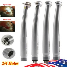 NSK Style Dental Fiber Optic LED E-generator High Speed Handpiece 2/4 Holes US