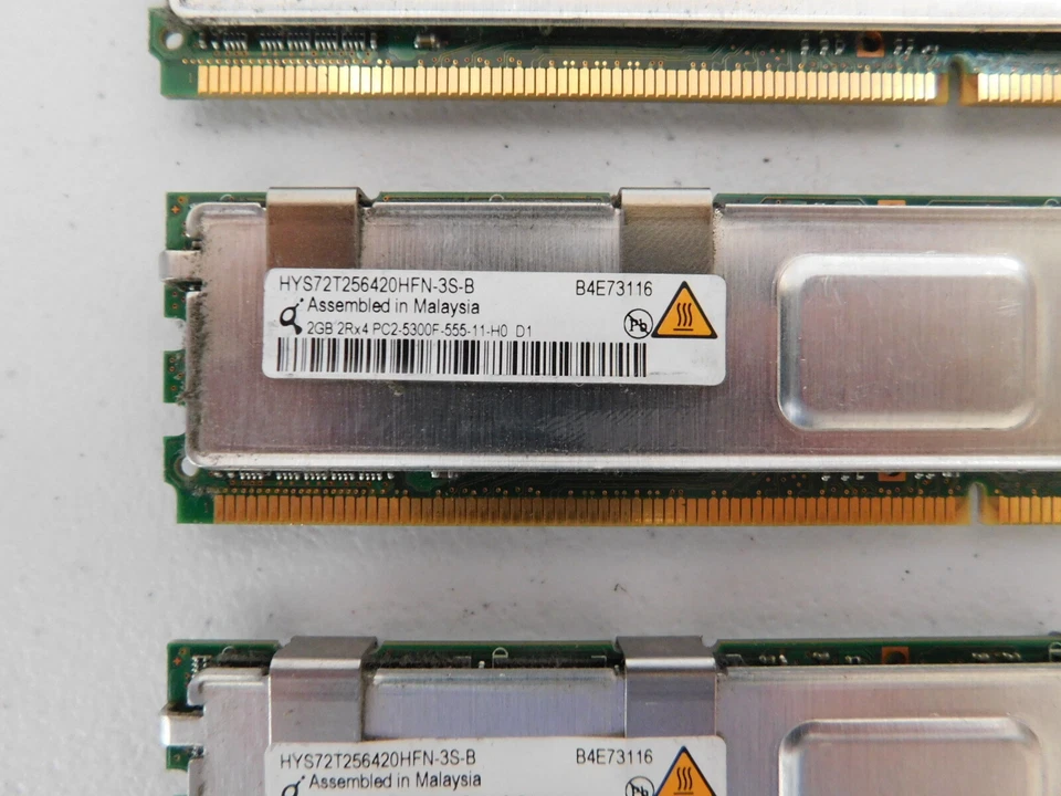 8GB (4x2GB) RAM Memory ECC Dell PowerEdge 2Rx4 PC2-5300 - Image 3 of 4