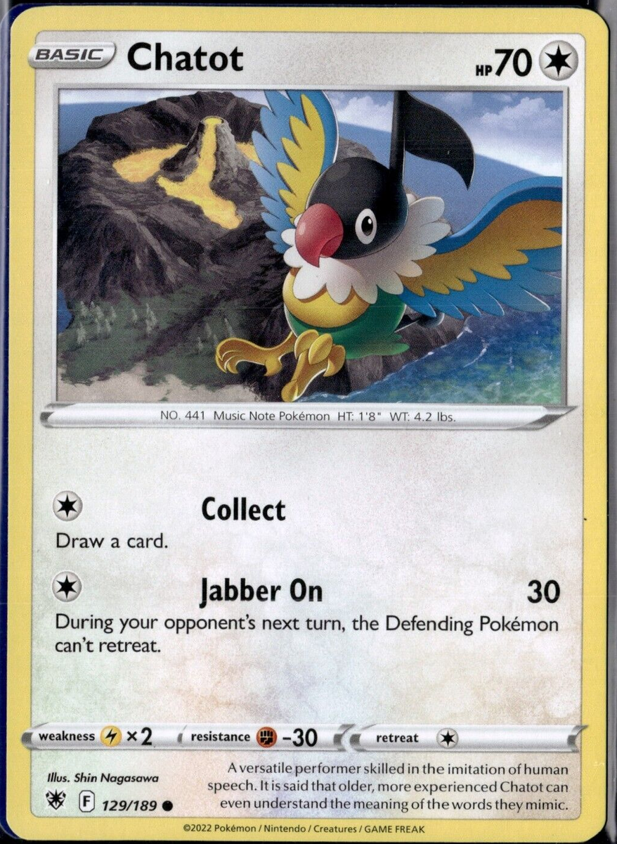 Chatot 129/189 Pokemon TCG Pokemon