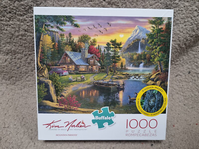 Buffalo Games 1000 Teile Puzzle Bergparadies schwer zu finden