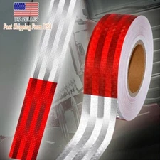 Car Bumper Reflective Stickers Warning Strip Tape Secure Reflector Stickers US